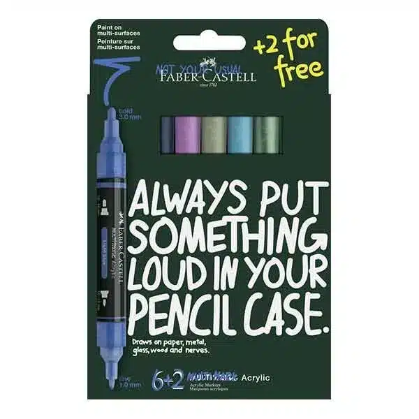 ACRYLIC MULTIMARK FROST SET X6