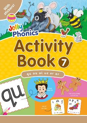 Jolly Phonics Activity Book 7: In Precursive Letters (British English Edition)