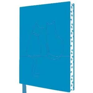 Two Happy Cats Artisan Art Notebook (Flame Tree Journals)