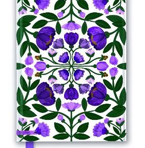 Nina Pace: Purple Flowers (Foiled Journal)