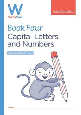 WRITE WELL BK 4 CAPITAL LETTER & NUMBERS