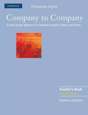Company To Company Teacher's Book