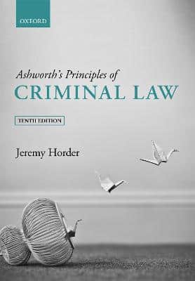 PRINCIPLES OF CRIMINAL LAW ASHWORTH