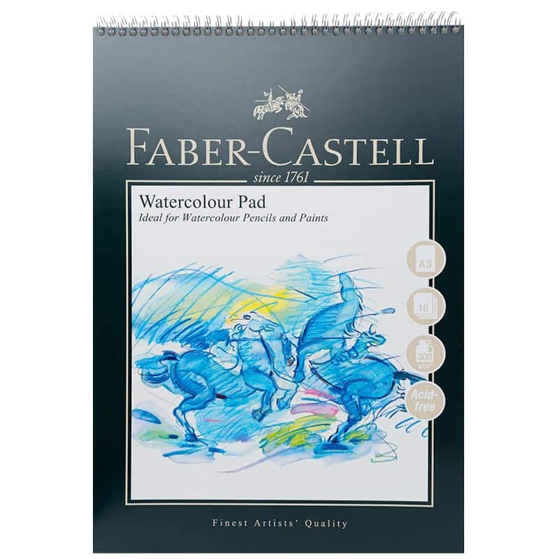 DRAWING WATERCOLOUR SPIRAL PAD A3/10