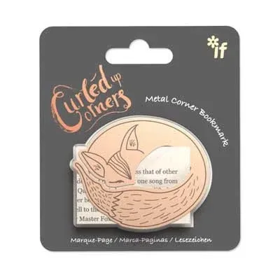 METAL CORNER BOOKMARK FOX