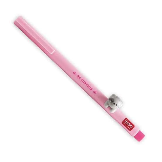 PEN GEL WITH ANIMAL KITTY