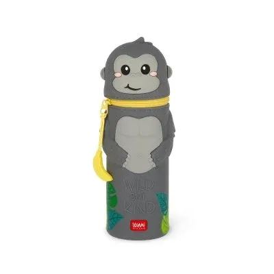 PENCIL CASE KAWAII SILICONE GORILLA